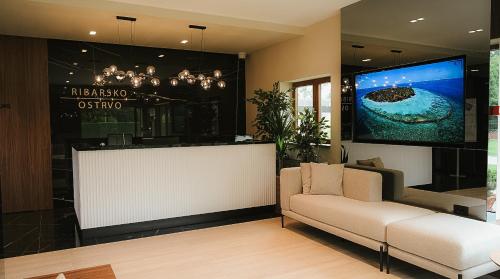 Tourist Resort Ribarsko Ostrvo in Liman