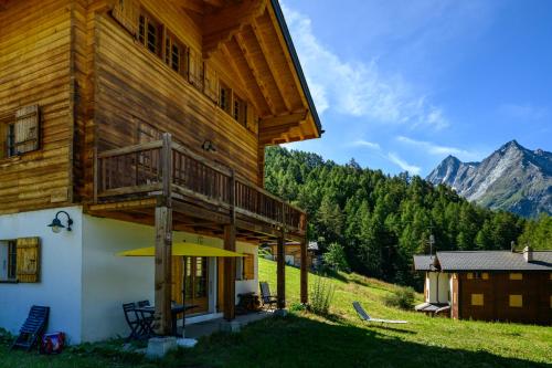 A szálláshely kívülről, Chocard rez, studio de charme à La Sage (Chocard rez, studio de charme a La Sage) in Evolene