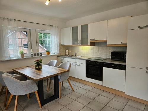 virtuve, Ferienwohnung Am Paddje 35678 in Uplengen