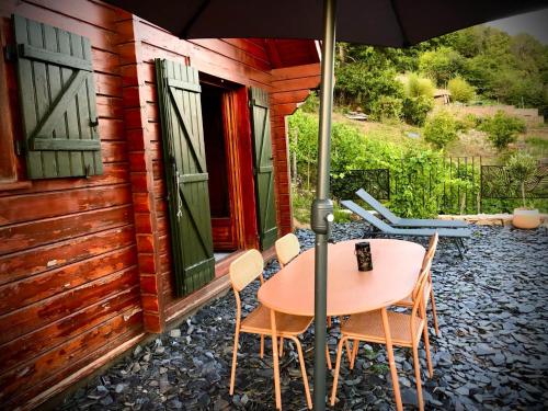 Balkon/teras, Le chalet du Hibou in Rouffach