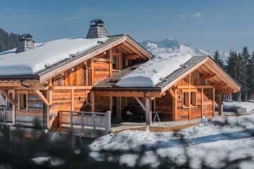 Exterior view, Mountain Luxury Chalet With Spa Near Mont Blanc in Beaufort