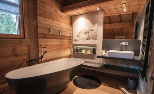 Exterior view, Mountain Luxury Chalet With Spa Near Mont Blanc in Beaufort