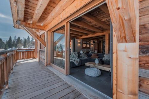 Exterior view, Mountain Luxury Chalet With Spa Near Mont Blanc in Beaufort