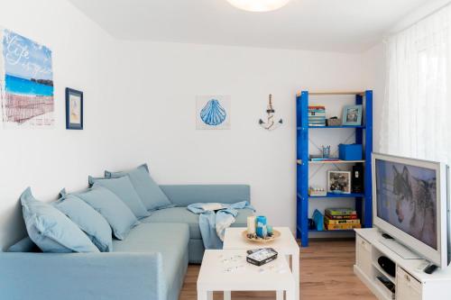 ห้องส่วนกลางสำหรับนั่งเล่น/ดูทีวี, Family House GO TO - Parking & Dog Yard in คาวาร์นา