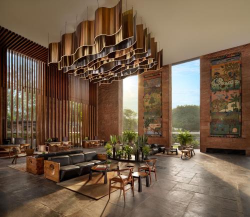 Lobby, Taj Damdama Lake Resort & Spa, Gurugram in Sohna
