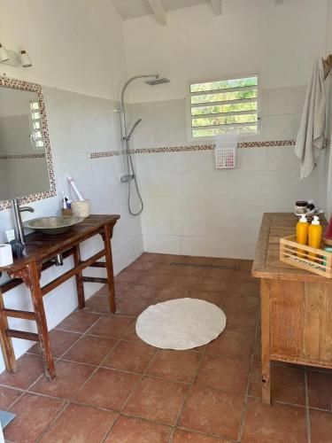 Bathroom, Villa avec piscine privee a Capesterre-de-Marie-Galante in Capesterre-de-Marie-Galante