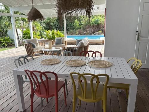 Balcony/terrace, Villa avec piscine privee a Capesterre-de-Marie-Galante in Capesterre-de-Marie-Galante