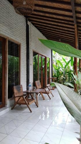 Balcony/terrace, Jungle House - surf & stay near Rambut Siwi Beach