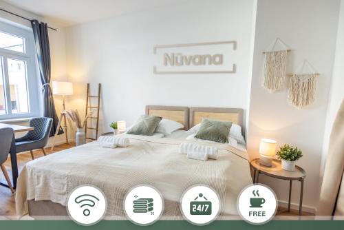 NUVANA Moderne 3-Zimmer Wohnung mit Balkon, Arbeitsplatz & 10min zur Innenstadt, Leipzig