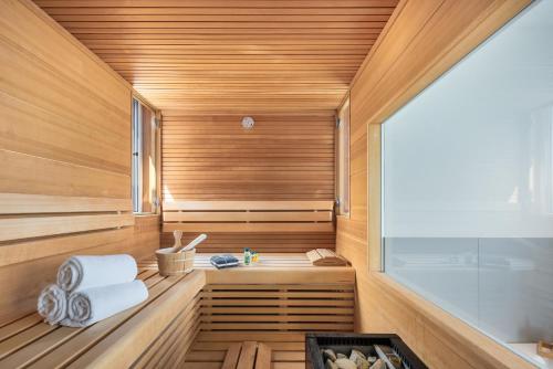 Sauna, Penthouse Ostsee in Olpenitz