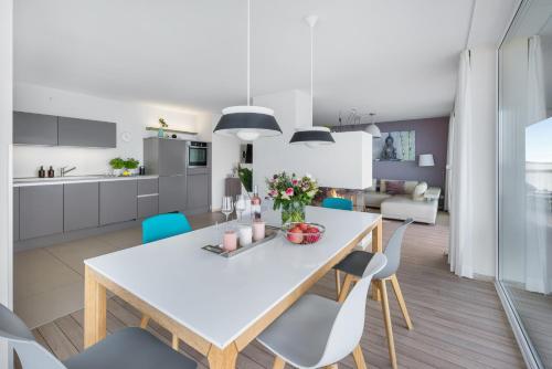 Kitchen, Penthouse Ostsee in Olpenitz