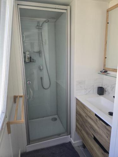 Charmant Mobil home avec piscine privative in 吉姆努斯