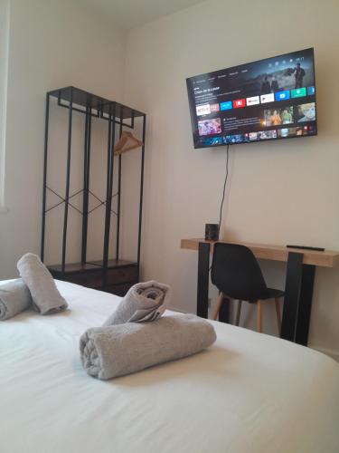 Chambre SREET ART Coliving moderne a Annemasse