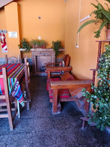 virtuve, Hostal 'La Cholita María' (Hostal 'La Cholita Maria') in Humahuaca