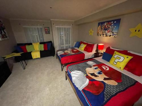 Súper Mario Universal Studios 10 min Loft Free parking in Los Angeles, USA