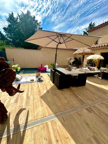 Studio piscine - Location saisonnière - Bouc-Bel-Air