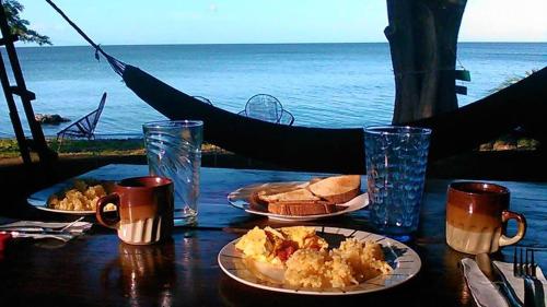 餐厅, Hostel Los Chocoyos in 梅里达