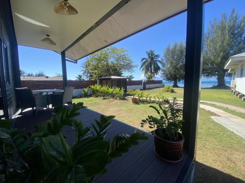 バルコニー/テラス, MOOREA - Naku Kahi Bungalow 4 in マアタ