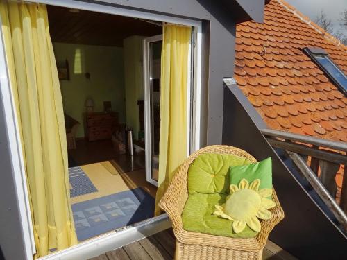 Balkons/terase, Landhaus Lowenzahn in Unteregg