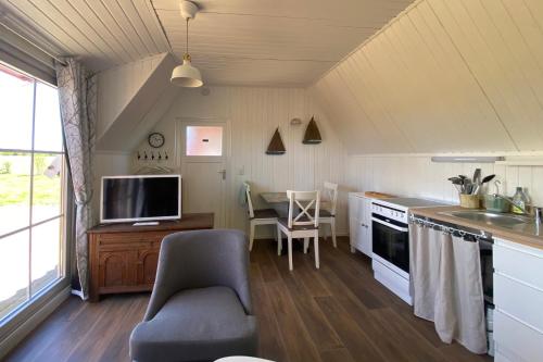 virtuve, Vier Winde Usedom - Ferienanlage in Krummin