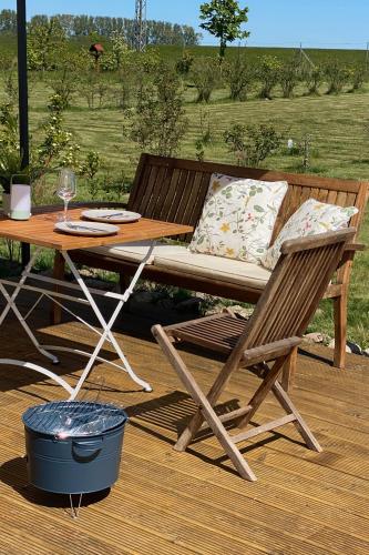 Balkons/terase, Vier Winde Usedom - Ferienanlage in Krummin