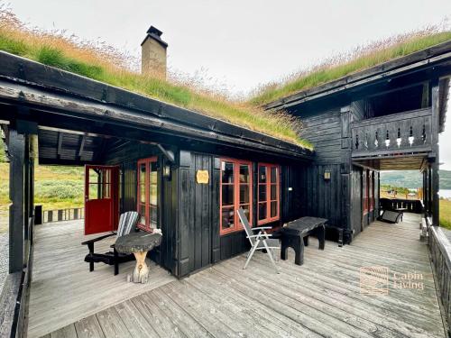 Modern cabin sauna, BBQ & beautiful view Filefjell in Tyinkrysset