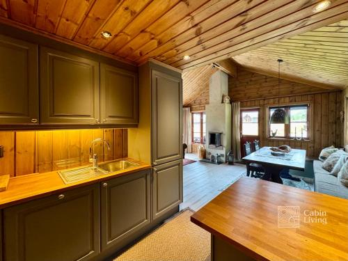 Modern cabin sauna, BBQ & beautiful view Filefjell in Tyinkrysset
