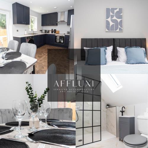 Central Telford Home - Sleeps 8 - Private Parking gîte à louer Oakengates Tunnel