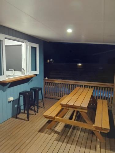 Balkon/Terrasse, Sharnyta's Studio Aitutaki in Aitutaki