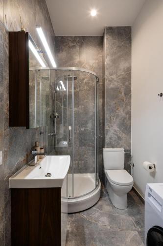 Stylish Studio Gateway I Queen Bed & Relaxing, Riga (foto 9)