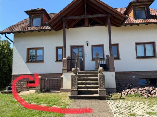 Indgang, Große Wohnung am Segelflugplatz in Marpingen