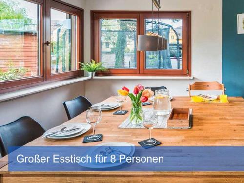 Ferienhaus Elbharmonie - Hunde willkommen, Garten vollständig umzäunt, Pool, Kamin und Spielzimmer - super für Familientreffen, Dresde (photo 7)