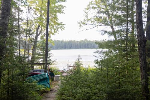 Rhinelander Waterfront Cabin with Deck and Fire Pit! in Rhinelander, USA