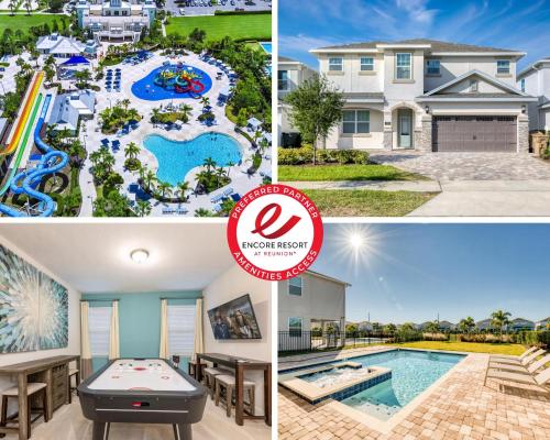 Modern Home by Rentyl with Private Pool and Game Room near Disney - 320A - main image
