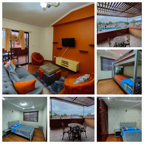 Divino departamento con terraza y zona de barbecue para 7 personas