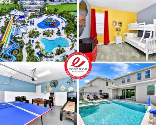 Modern Home With Private Pool, Ping Pong Table Near Disney With Waterpark & Resort Access At Encore Resort - 7758Wl image