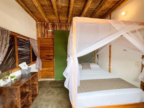 1 double bed