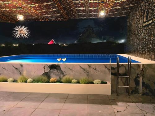 The Heaven Pyramids View