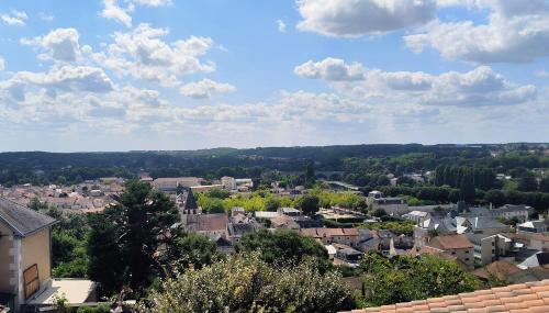 Vaade, La Ville Haute in Chauvigny (Poitou-Charentes)