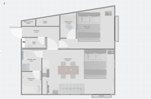 #203WZNET梅屋敷駅2分横浜羽田空港都心便利商店街1ldk広い