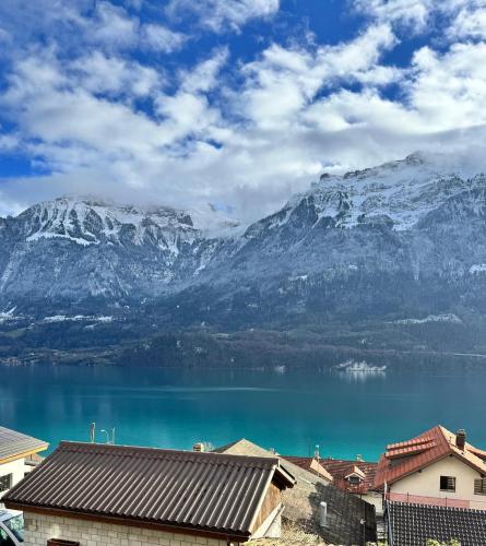 Breathtaking Lake & Mountain View Apartment in Niederried