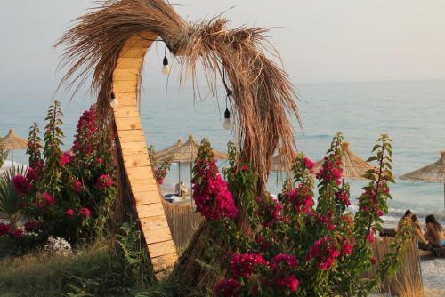 Blue Camping in Borsh, Vlorë (Blue Camping in Borsh, Vlore) in Qazim Pali