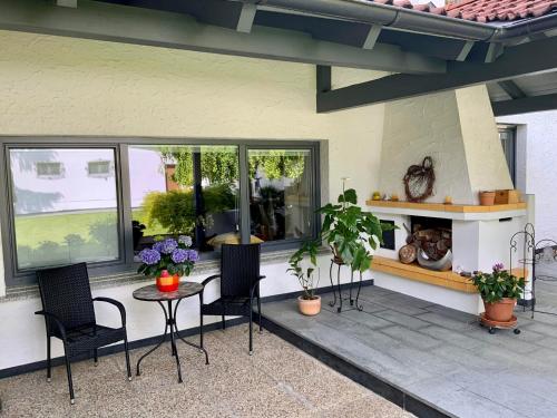 Erkély/terasz, Ferienhaus Kaltenberger in Laussa