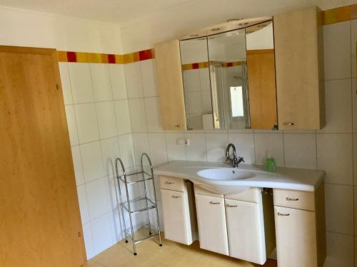 Fürdőszoba, Ferienhaus Kaltenberger in Laussa