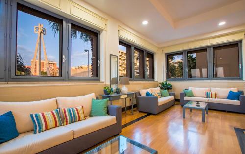 sala de TV, Hotel Residence Ulivi E Palme in Cagliari