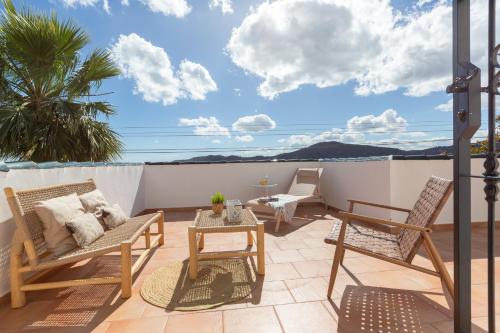 Rõdu/terrass, Bed & Breakfast Casa del Palta in Canillas de Albaida