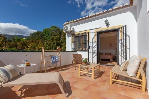 Rõdu/terrass, Bed & Breakfast Casa del Palta in Canillas de Albaida
