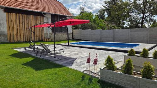 泳池, Apartmány Branná 31 Třeboň (Apartmany Branna 31 Trebon) in 布蘭納