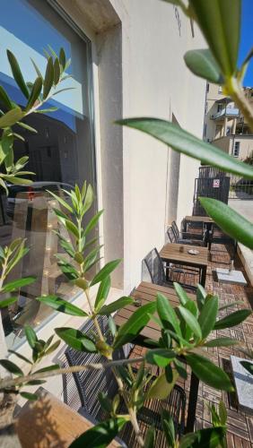 Erkély/terasz, Hotel Amfiteatar in Pula Városközpont