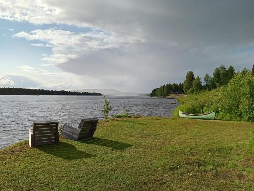 Bogärdan, cozy cabin by the Luleå River (Bogardan, cozy cabin by the Lulea River) in Harads